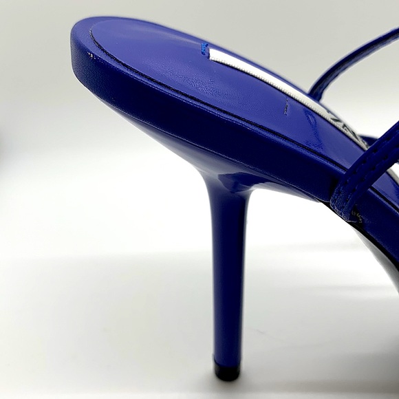 Zara NWT Sexy Royal Blue Strappy Sandal Heels Shoes **Sz 37/US Sz 6.5** 🔥🔥 - Picture 5 of 6